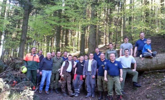 FF spendete Maibaum in Laakirchen