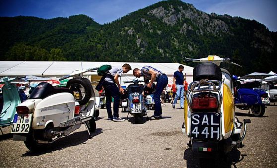 Lambrettatreffen in Ebensee