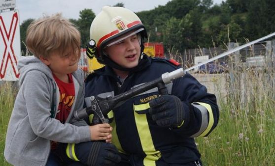 Kindergarten besuchte die FF Oberweis