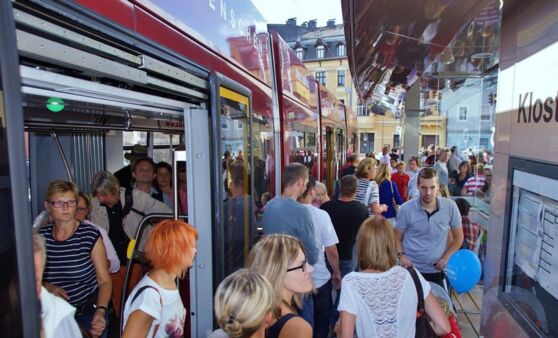 Gut besuchter Mondscheinbummel