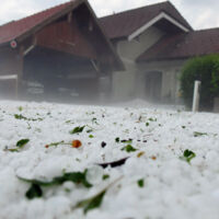 Unwetter-Bilder aus Ohlsdorf und Pinsdorf