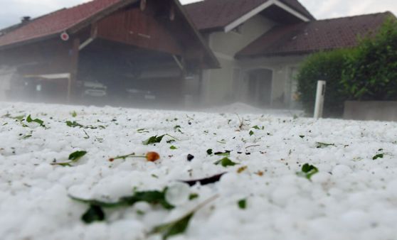 Unwetter-Bilder aus Ohlsdorf und Pinsdorf