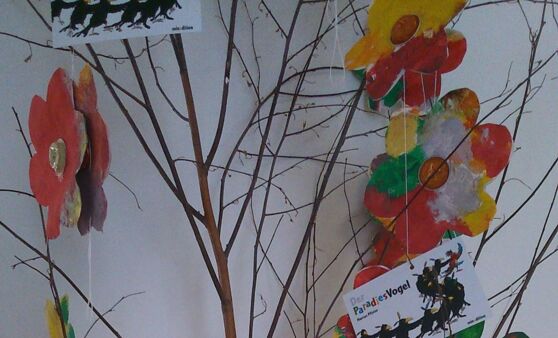 Schickt uns doch eine Ansichtskarte in die Bücherei Wolfern