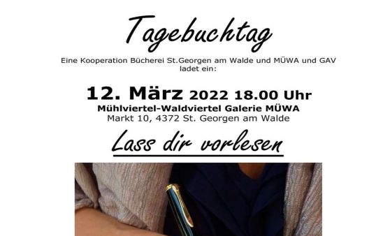 Tagebuchtag 2022 in der Galerie MÜWA in St. Georgen am Walde