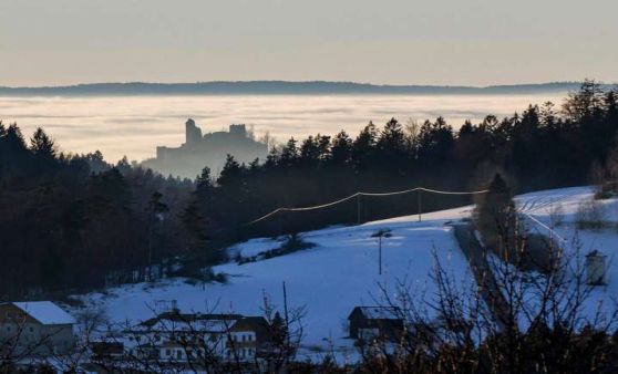 Von der Ruine Ruttenstein (Pierbach) bis hinauf nach Kirchschlag!