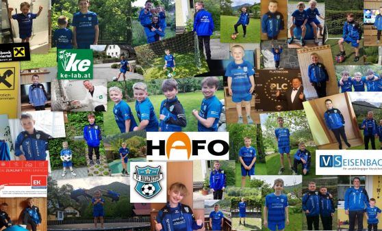 Neues Trainingsgewand für Hollensteiner Fussballjugend