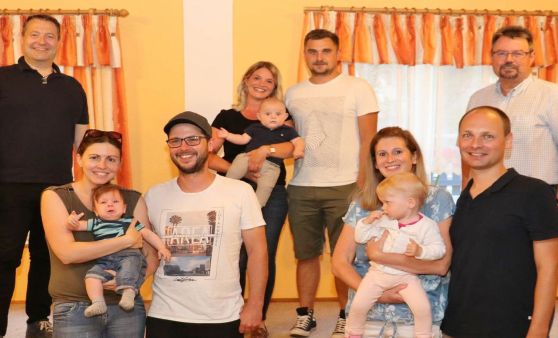 Dreifaches Familienglück