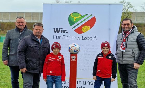 Mit gespendeten Matchball erfolgreich