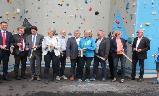 Kletterturm nun offiziell eröffnet