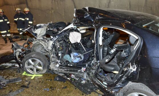 Frontalzusammenstoß auf der A9