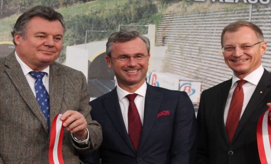 Gesamtverkehrsfreigabe der Tunnelkette Klaus auf der A9 Pyhrn Autobahn