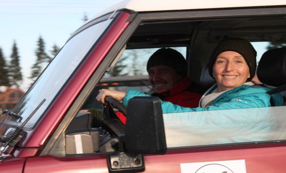 Start des 4x4 Wintertreffens in Micheldorf