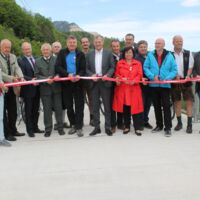 Feierliche Eröffnung der Radwege-Verbindung