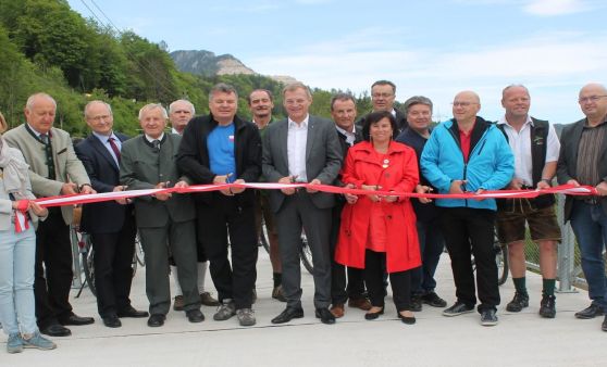 Feierliche Eröffnung der Radwege-Verbindung