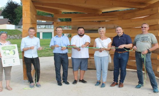 Eröffnung der "Grünen Achse" in Schlierbach