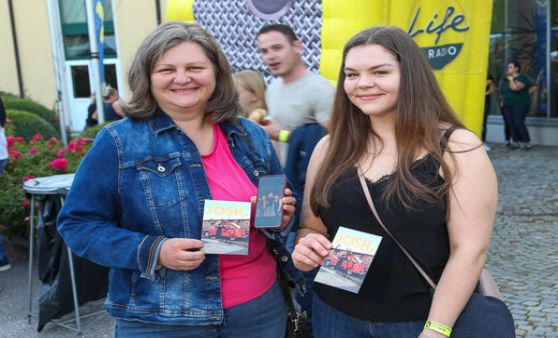 Stimmung vor dem Josh. Konzert beim Kremsmauer-Festival