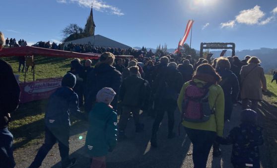 Hunderte Besucher beim Leonhardiritt in Pettenbach