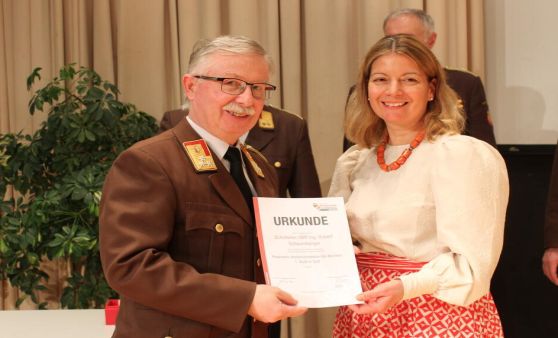 Ehrungen beim Bezirksfeuerwehrtag
