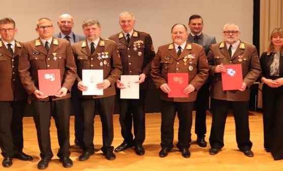 Ehrungen beim Bezirksfeuerwehrtag