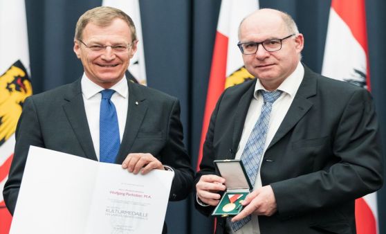 Kulturmedaille in Gold des Landes OÖ an zwei Rohrbacher Funktionäre