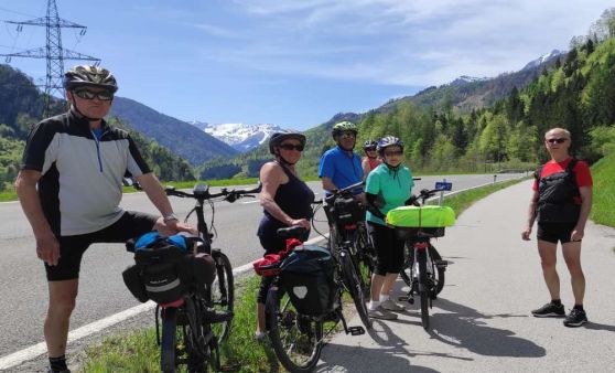 Radweg der Steyr entlang