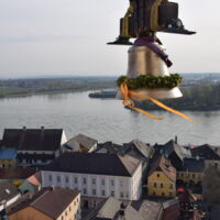 Feuerwehreinsatz für Aufziehen der Friedensglocken