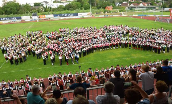Marschmusikbewertung beim Bezirksmusikfest in St. Georgen