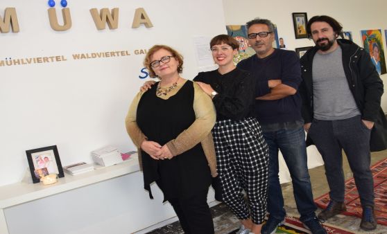 Kunstrundgang in der Mühlviertel-Waldviertel Galerie MÜWA