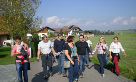 Herbstwanderung der Oldtimerfreunde Kallham 16 10 2016 in die Wimmerstubn