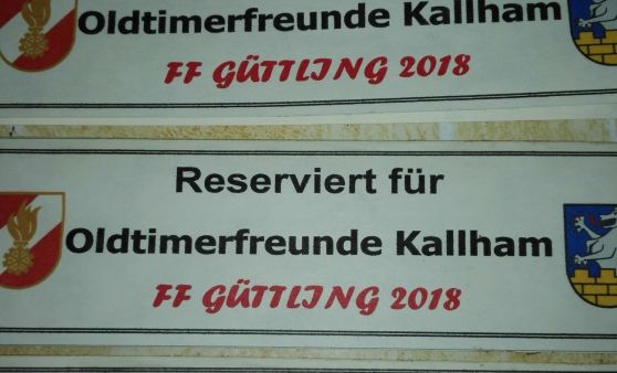 Dorffest Güttling 24 08 2018 - wir Oldtimerfreunde sind dabei!