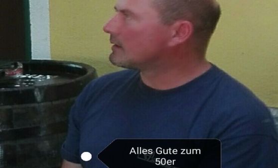 Pfeiffer Mandi ist 50!  Transparent aufgestellt