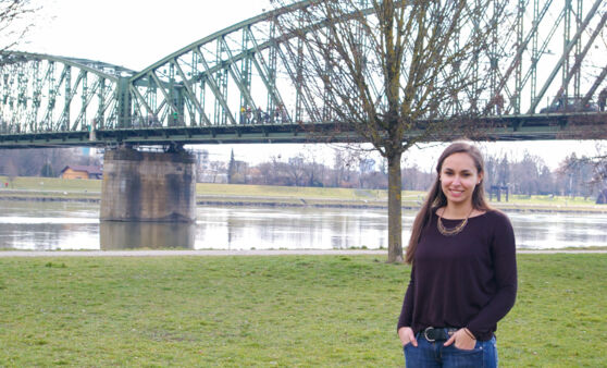 Eisenbahnbrücke - Erinnerungsfoto