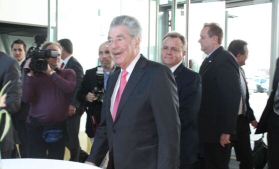 Bundespräsident Heinz Fischer auf der FH Burgenland