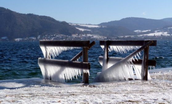 Eiszauber am Attersee