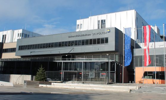 Haus C des Universitätsklinikums St. Pölten ist eines der modernsten Krankenhäuser Europas