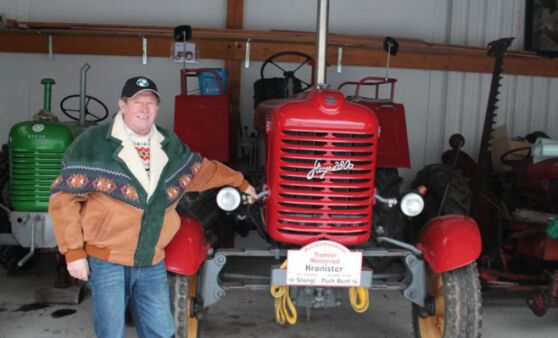 Zu Hause beim Stangl-Puch Bertl