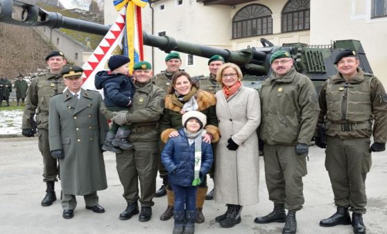 Eine Kommandoübergabe am TÜPL Allentsteig in Bildern