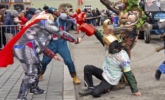 Die Ennser Innenstadt im Ausnahmezustand