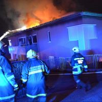 Bilder: Großbrand in Gramastetten