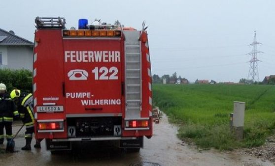 Überflutung Dörnbach und Hitzing