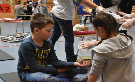 Helfi-Bezirkswettbewerb in der Volksschule Schönau