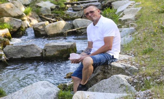 "Bua, du hast a Kraft!" Rutengeher Gerald Schwentner