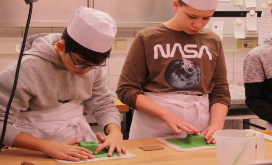 WKO Lehrlingstour in Grein - Waldhausender Mittelschüler beim Schörgi