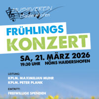 Frühlingskonzert des Musikverein Haidershofen