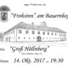 Konzert Frohsinn am Bauernhof