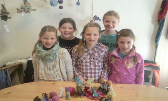 Filzworkshop der Häubchenmädchen