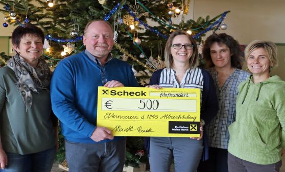 Weihnachtsgeschenk für die NMS Albrechtsberg