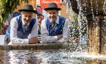 Musikanten am Marktbrunnen