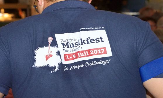 Bezirksmusikfest in Diersbach 7.-9. Juli 2017