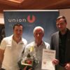 EHRENZEICHEN in GOLD von der Sportunion Österreich verliehen bei Jahreshauptversammlung zu 50 Jahren SPORTUNION Puchk
